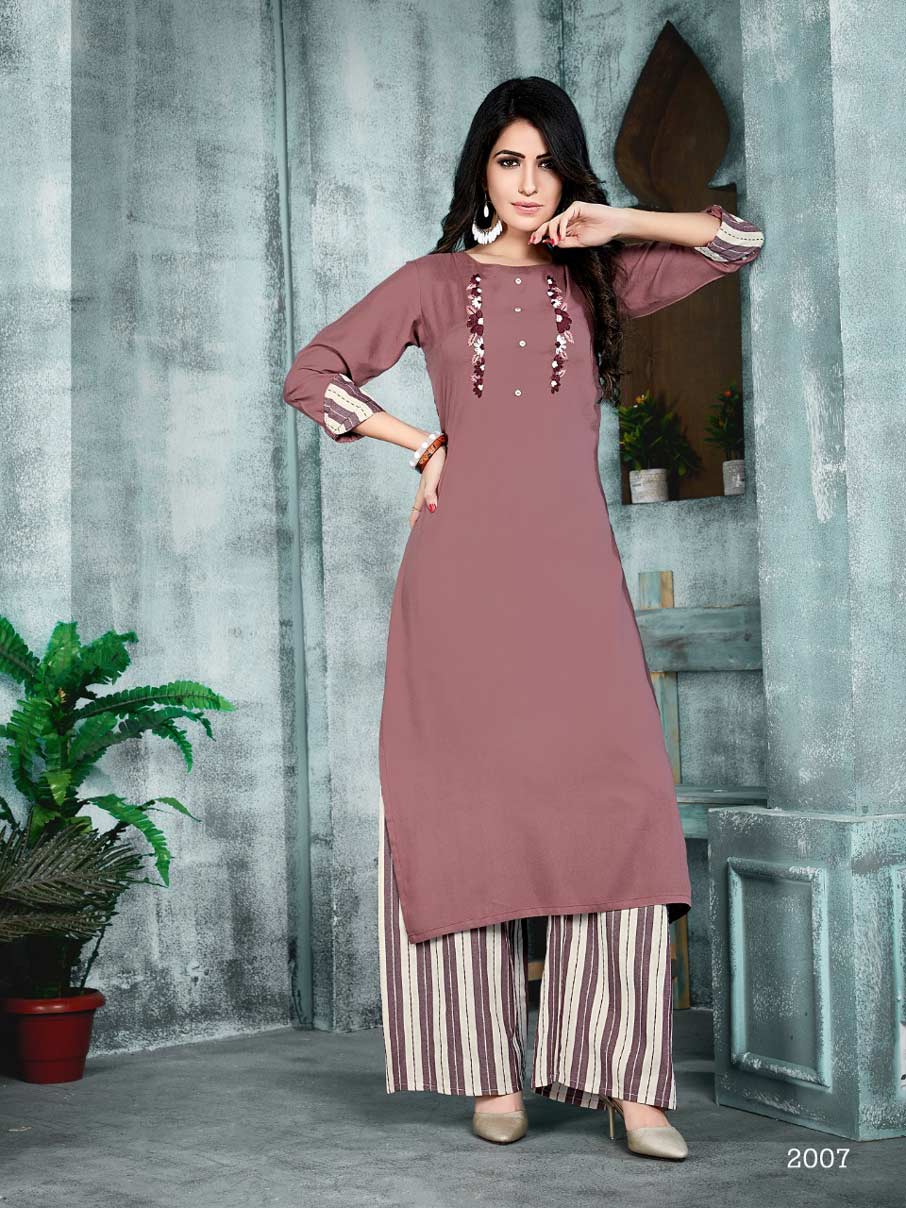 Anishka Vol-2 Manas Rayon Cotton Plazzo Kurti Traders Anishka Vol-2 Manas Rayon Cotton Plazzo Kurti Traders